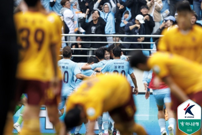 '김현준 극장골' 대구, 광주FC에 1-0 승… K리그1 잔류 희망 살려